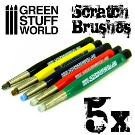 SCRATCH BRUSH SET 5pc