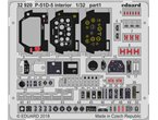 Eduard 1:32 Interior elements for North American P-51 D-5 / Revell 