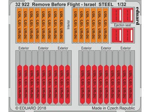 Eduard Remove Before Flight - Israel STEEL