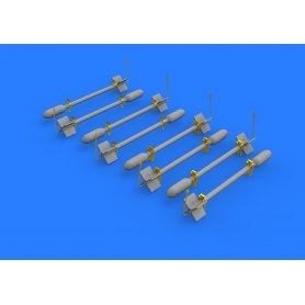 Eduard 1:48 British Rocket Projectiles RP-3 60lb S.A.P.