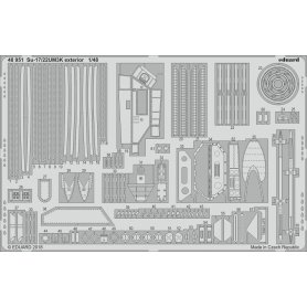 Eduard 1:48 Elementy zewnętrzne do Sukhoi Su-17 / Su-22UM3K dla Kitty Hawk