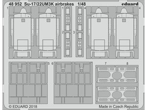 Eduard Su-17/22UM3K airbrakes KITTY HAWK