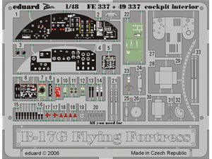 Eduard B-17G cockpit interior REVELL/MONOGRAM