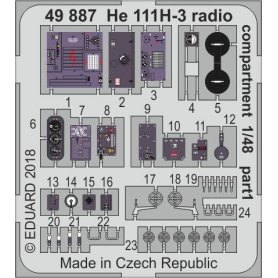 Eduard He 111H-3 radio compartment ICM