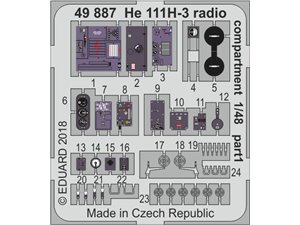 Eduard He 111H-3 radio compartment ICM