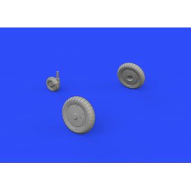 Eduard Bf 109G-6 wheels TAMIYA
