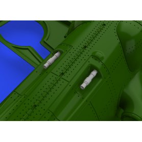 Eduard Bf 109G-6 gun barrels TAMIYA
