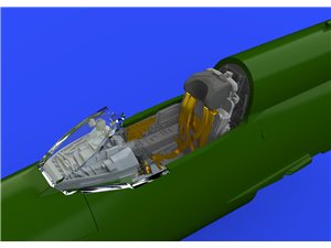 Eduard MiG-21MF Interceptor cockpit EDUARD