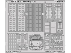 Eduard B-25C/D bomb bay AIRFIX