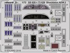 Eduard 1:72 Cockpit elements for Shackleton AEW.2 / Airfix 