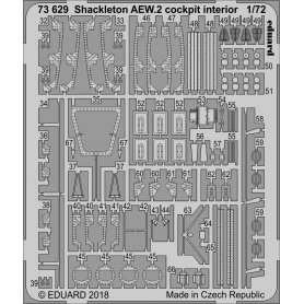 Eduard 1:72 Elementy kokpitu do Shackleton AEW.2 dla Airfix