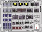 Eduard 1:72 Elementy wnętrza do Shackleton AEW.2 dla Airifix