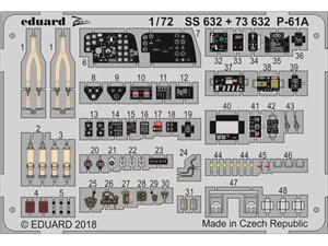 Eduard P-61A interior HOBBY BOSS