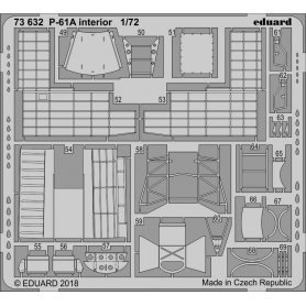 Eduard P-61A interior HOBBY BOSS