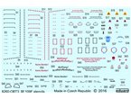 Eduard 1:72 Decals for Messerschmitt Bf-109F STENCILS 