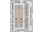 Eduard 1:48 Seatbelts STEEL for Hawker Sea Fury FB.11 / Airfix 