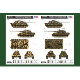 Hobby Boss 1:35 Pz.Kpfw.VI King Tiger z wieżą Porsche / ZIMMERIT