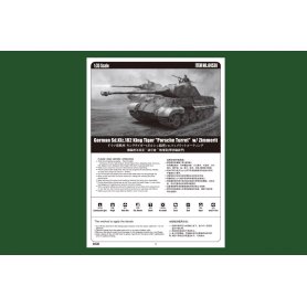 Hobby Boss 1:35 Pz.Kpfw.VI King Tiger z wieżą Porsche / ZIMMERIT