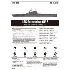 Trumpeter 1:700 USS Enterprice CV-6
