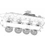 Ace 72437 Centauro B1 Italian 105mm wheeled tank