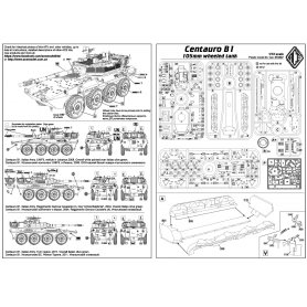 Ace 72437 Centauro B1 Italian 105mm wheeled tank