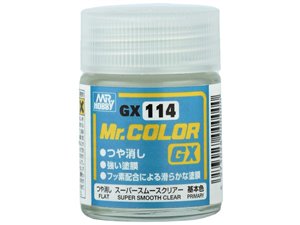 Mr.Color GX-114 Super Smooth Clear Flat (18 ml)
