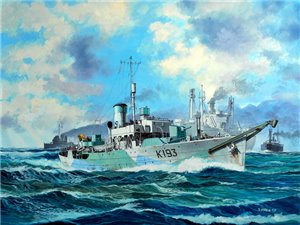 Revell 05158 Flower Class Corvette 1/144