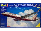 Revell 1:144 Boeing 737 AIR BERLIN - MODEL SET - z farbami