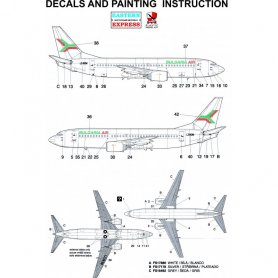 Big Model 1440009 B737-300 Bulgaria Air