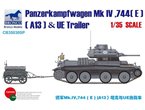 Bronco 1:35 Pz.Kpfw auf Mk.IV 744(E)(13) z przyczepą