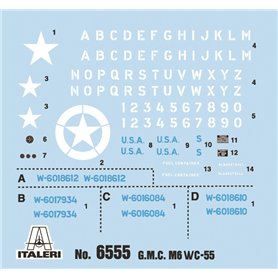 Italeri 6555 1/35 M6 Gun Motor Carriage WC-55