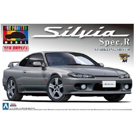 Aoshima 00864 1/24 S15 Silvia Spec.R - Silver