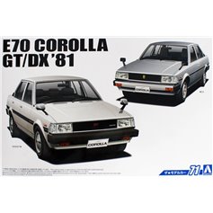 Aoshima 1:24 Toyota E70 Corolla GT / DX 1981