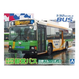 Aoshima 05503 1/32 Tokto Metropilitan Bus