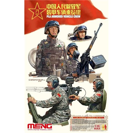 Meng HS-011 PLA Armored Vehicle Crew