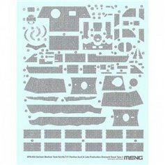 Meng 1:35 Zimmerit DECALS for Pz.Kpfw.V Panther Ausf.A late version / C version 