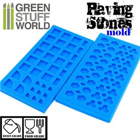 Green Stuff World Paving Stone Silicone Stamp
