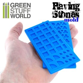 Green Stuff World Paving Stone Silicone Stamp