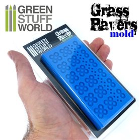 Green Stuff World Grass paver Silicone Stamp