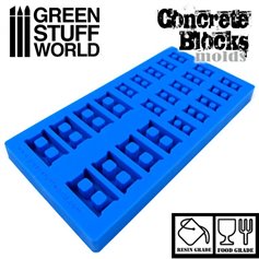 Green Stuff World Concrete Block Silicone Stamp