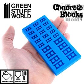 Green Stuff World Concrete Block Silicone Stamp