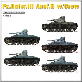Mini Art 1:35 Pz.Kpfw.III Ausf.B z załogą