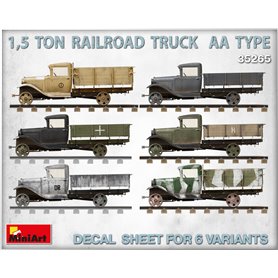Mini Art 1:35 1.5 TON RAILROAD TRUCK AAA