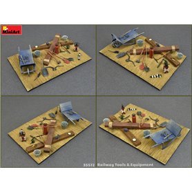 Mini Art 1:35 RAILWAY TOOLS AND EQUIPMENT