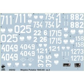 ToRo 1:35 Decals for Polish Army 1945 - 1946 / pt.2 