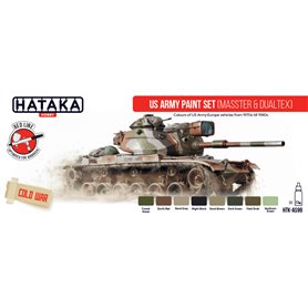 Hataka AS99 RED-LINE Zestaw farb US Army MASSTER&DUALTEX