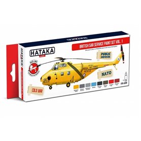 Hataka AS98 RED-LINE Zestaw farb British SAR Service / cz.1