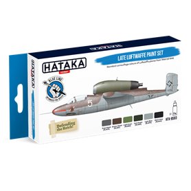 Hataka BS03 BLUE-LINE Zestaw farb Late Luftwaffe