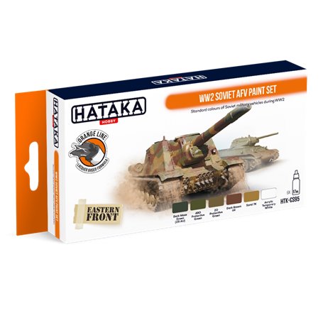 Hataka CS95 ORANGE-LINE Zestaw farb WWII Soviet AFV