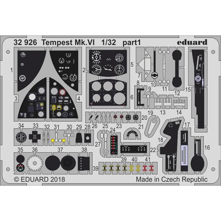 Eduard 1:32 Hawker Tempest Mk.VI dla Special HobbyPECIAL HOBBY